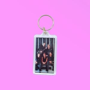 Vintage 2001 Claire's Natural Boy Band Blue Keychain